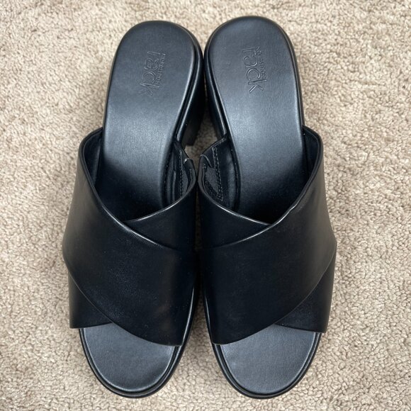 Nordstrom Heels Womens 9.5 Black Chunky Platform Y2K Inspired Block Heel NEW - Picture 3 of 9